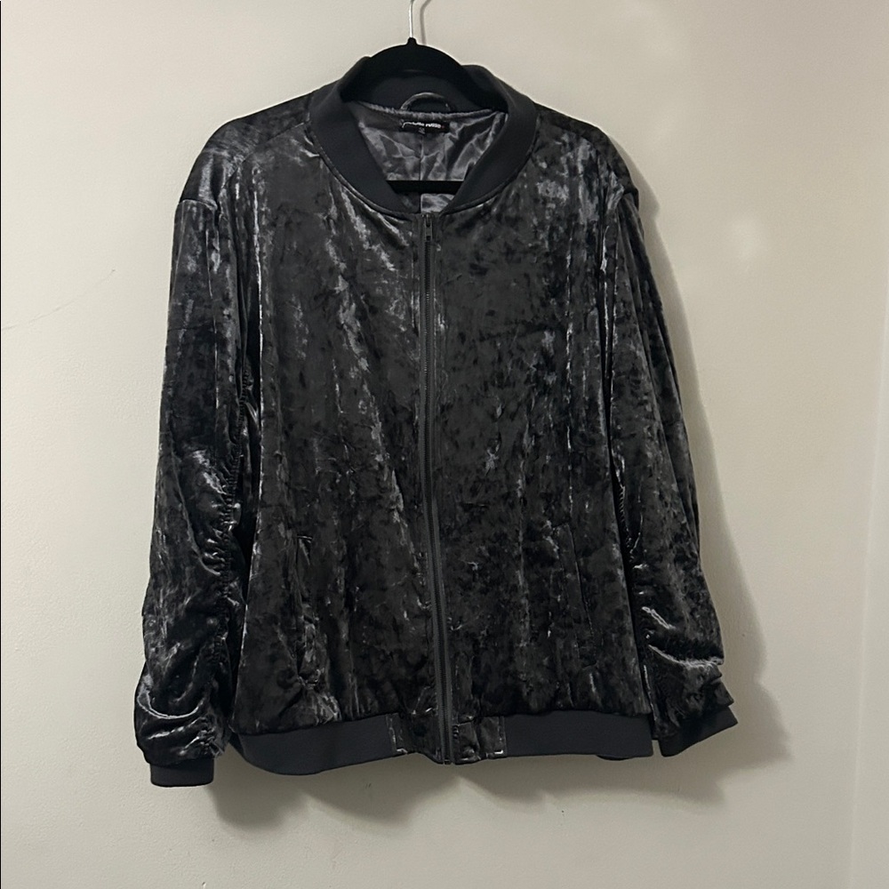 Charlotte Russe Plus Size Gray Jacket - Picture 3 of 7